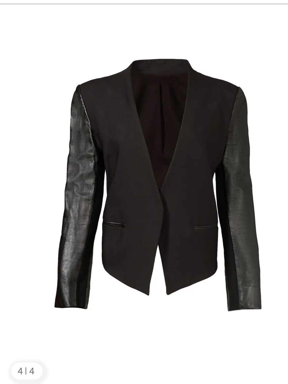 Helmut Lang — Smoking Wool Tuxedo Blazer  - Womens